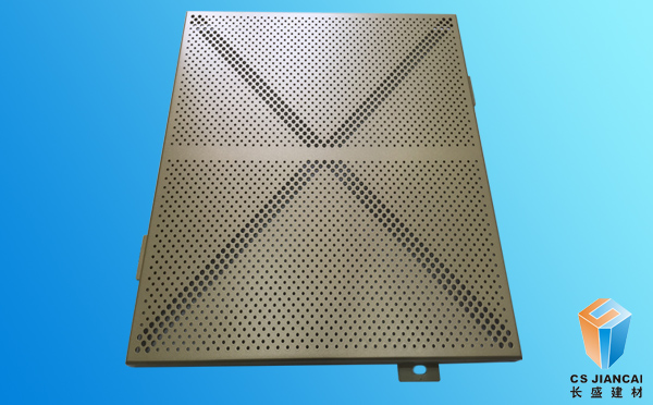 鋁色沖孔氟碳鋁單板實拍4008 鋁色沖孔氟碳鋁單板實拍4008