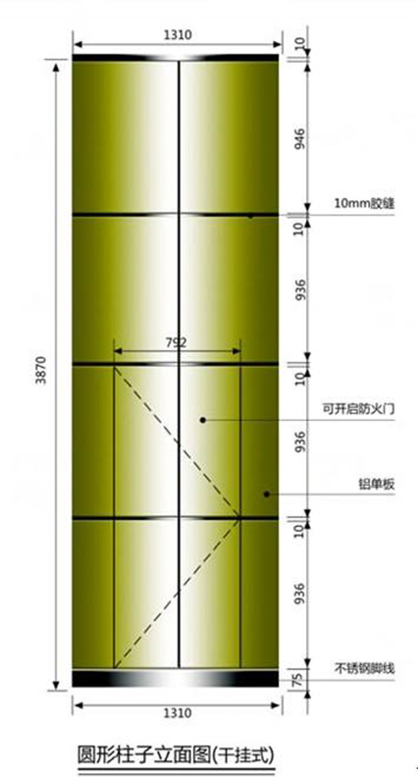 弧形鋁單板安裝結(jié)構(gòu) 弧形鋁單板安裝結(jié)構(gòu)